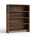 Bücherregal aus Akazien-Massivholz, dunkelbraun, 80 x 30 x 120 cm
